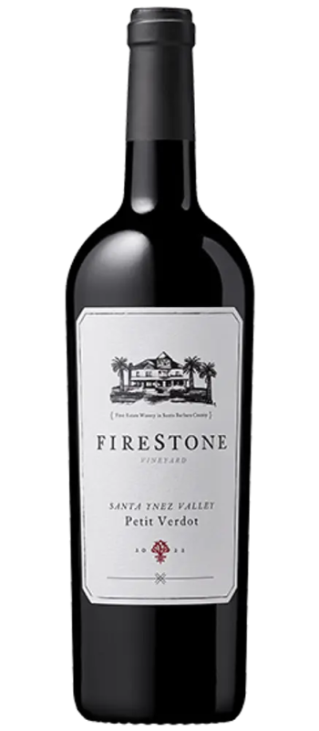 petit verdot 2022 santa ynez valley bottle shot
